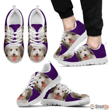 Load image into Gallery viewer, Coton De Tulear Dog (White/Black) Running Shoes For Men-Free Shipping
