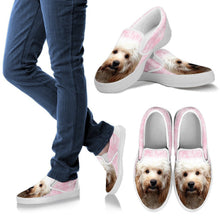 Load image into Gallery viewer, Cockapoo Print Slip Ons For Women- Express Shipping