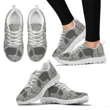 Load image into Gallery viewer, British Saddleback Pig Print Christmas Running Shoes For Women-Free Shipping