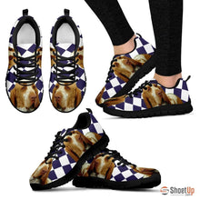 Load image into Gallery viewer, Bracco Italiano Dog (White/Black) Running Shoes For Women-Free Shipping
