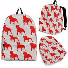 Load image into Gallery viewer, American Staffordshire Terrier Dog Print Backpack-Express Shipping