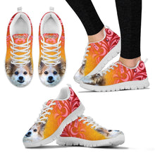 Load image into Gallery viewer, Customized Sneakers-Dog Print Running Shoes For Women-Designed By Sandy Hunter-Express Shipping