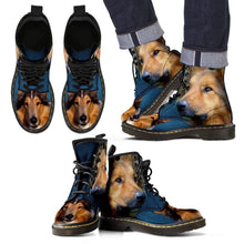 Load image into Gallery viewer, Collie Print Boots For Men-Express Shipping