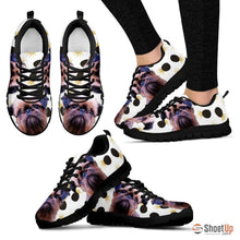Load image into Gallery viewer, Customized(1914) Dog (White/Black) Running Shoes For Women-Free Shipping