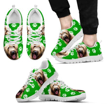 Load image into Gallery viewer, Briard Dog Print (Black/White) Running Shoes For Men-Limited Edition-Express Shipping