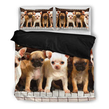 Load image into Gallery viewer, Chihuahua On Piano Print Bedding Set- Free Shipping
