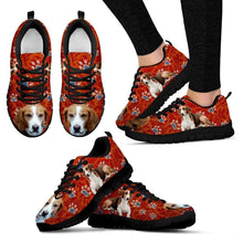 Load image into Gallery viewer, Cute Drever Dog Print Sneakers For Women(White/Black)- Express Shipping