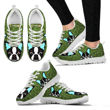 Load image into Gallery viewer, Boston Terrier On Green-Women's Running Shoes-Free Shipping