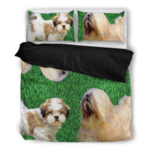 Load image into Gallery viewer, Cute Lhasa Apso Print Bedding Set- Free Shipping