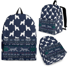 Load image into Gallery viewer, Afghan Hound Dog Print Backpack-Express Shipping