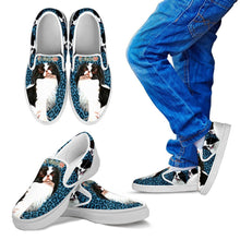 Load image into Gallery viewer, Cute Japanese Chin Print-Kid's Slip Ons-Free Shipping