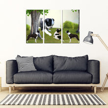 Load image into Gallery viewer, Cute Boston Terrier Print-5 Piece Framed Canvas- Free Shipping