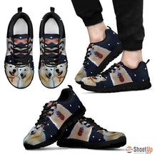 Load image into Gallery viewer, Customized(2093) Dog -(White/Black) Running Shoes For Men-Free Shipping
