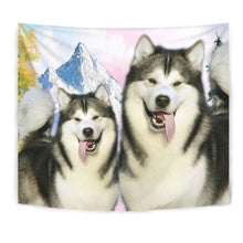 Load image into Gallery viewer, Cute Alaskan Malamute Print Tapestry-Free Shipping