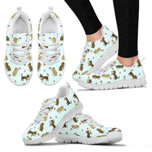 Load image into Gallery viewer, Chihuahua Pattern Print Sneakers For Women- Express Shipping