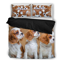 Load image into Gallery viewer, Cute Cavalier King Charles Spaniel Bedding Set- Free Shipping