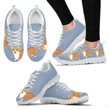 Load image into Gallery viewer, Cute Pembroke Welsh Corgi Print Running Shoes For Women-Free Shipping-For 24 Hours Only