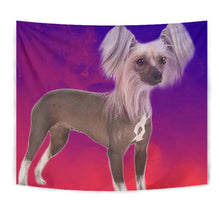 Load image into Gallery viewer, Chinese Crested Dog Print Tapestry-Free Shipping