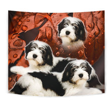 Load image into Gallery viewer, Cute Polish Lowland Sheepdog Print Tapestry-Free Shipping