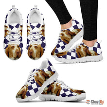 Load image into Gallery viewer, Bracco Italiano Dog (White/Black) Running Shoes For Women-Free Shipping