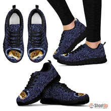 Load image into Gallery viewer, Chinese Hamster Printed (Black/White) Running Shoes For Women-Free Shipping