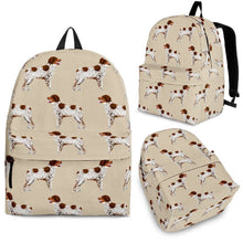 Load image into Gallery viewer, Brittany Dog Print Backpack-Express Shipping