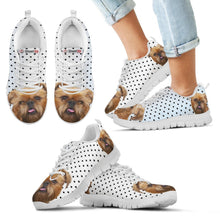 Load image into Gallery viewer, Brussels Griffon Black Dots Print Running Shoes For Kids-Free Shipping
