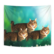 Load image into Gallery viewer, Cute American Bobtail Cat Print Tapestry-Free Shipping