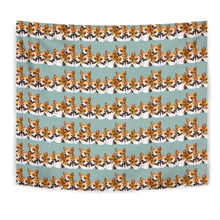 Load image into Gallery viewer, Cardigan Welsh Corgi Dog Pattern Print Tapestry-Free Shipping
