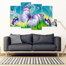 Load image into Gallery viewer, Butterfly Print-5 Piece Framed Canvas- Free Shipping