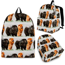 Load image into Gallery viewer, Chow Chow Dog Print Backpack-Express Shipping