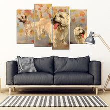 Load image into Gallery viewer, Cairn Terrier Print-5 Piece Framed Canvas- Free Shipping