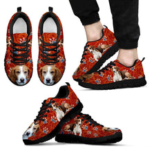 Load image into Gallery viewer, Cute Drever Dog Print Sneakers For Men(White/Black)- Express Shipping