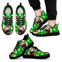 Load image into Gallery viewer, Briard Dog Print (Black/White) Running Shoes For Men-Limited Edition-Express Shipping