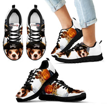 Load image into Gallery viewer, Cavalier King Charles Spaniel Halloween Black Print Running Shoes For- Free Shipping