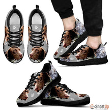 Load image into Gallery viewer, BRAQUE FRANCAIS PYRENEAN Printed (Black/White) Running Shoes For Men-Free Shipping Limited Edition