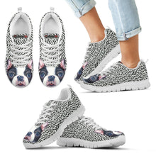 Load image into Gallery viewer, Cute Boston Terrier Print Running Shoes For Kids-Free Shipping