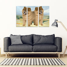 Load image into Gallery viewer, Chow Chow Dog Print-5 Piece Framed Canvas- Free Shipping