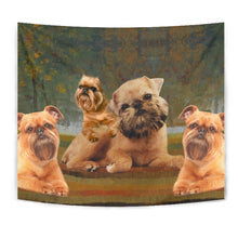 Load image into Gallery viewer, Brussels Griffon Print Tapestry-Free Shipping