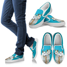 Load image into Gallery viewer, Canaan Dog Print Slip Ons For Women-Express Shipping