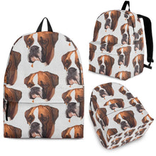 Load image into Gallery viewer, Boxer Dog Print Backpack- Express Shipping