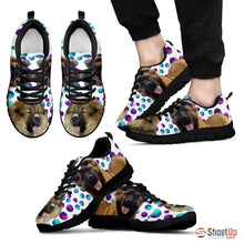 Load image into Gallery viewer, Caucasian Shepherd Dog (White/Black) Running Shoes For Men-Free Shipping