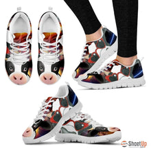 Load image into Gallery viewer, Cow Toon Print Running Shoe Women- Free Shipping