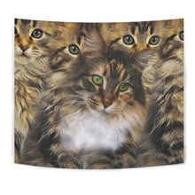 Load image into Gallery viewer, Cute Maine Coon Cat Print Tapestry-Free Shipping