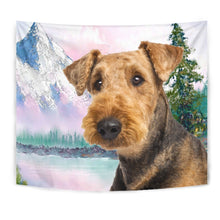 Load image into Gallery viewer, Cute Airedale Terrier Print Tapestry-Free Shipping