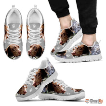 Load image into Gallery viewer, BRAQUE FRANCAIS PYRENEAN Printed (Black/White) Running Shoes For Men-Free Shipping Limited Edition
