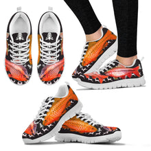 Load image into Gallery viewer, Cherry Barb Fish Print Christmas Running Shoes For Women- Free Shipping