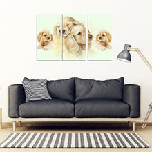 Load image into Gallery viewer, Cocker Spaniel Print-5 Piece Framed Canvas- Free Shipping