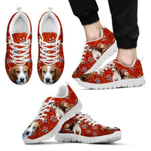 Load image into Gallery viewer, Cute Drever Dog Print Sneakers For Men(White/Black)- Express Shipping