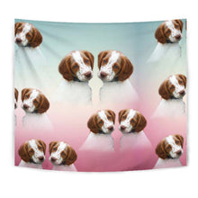 Load image into Gallery viewer, Brittany dog Print Tapestry-Free Shipping